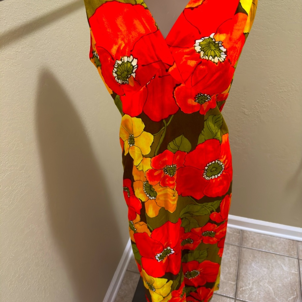 Vintage rare 1970’s Full Length Dress, made in Hawaii, sz 4-6. Good preowned cnd